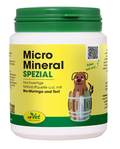 CdVet Micro-Mineral Spezial, Ergänzungsfutter für Hunde & Katzen