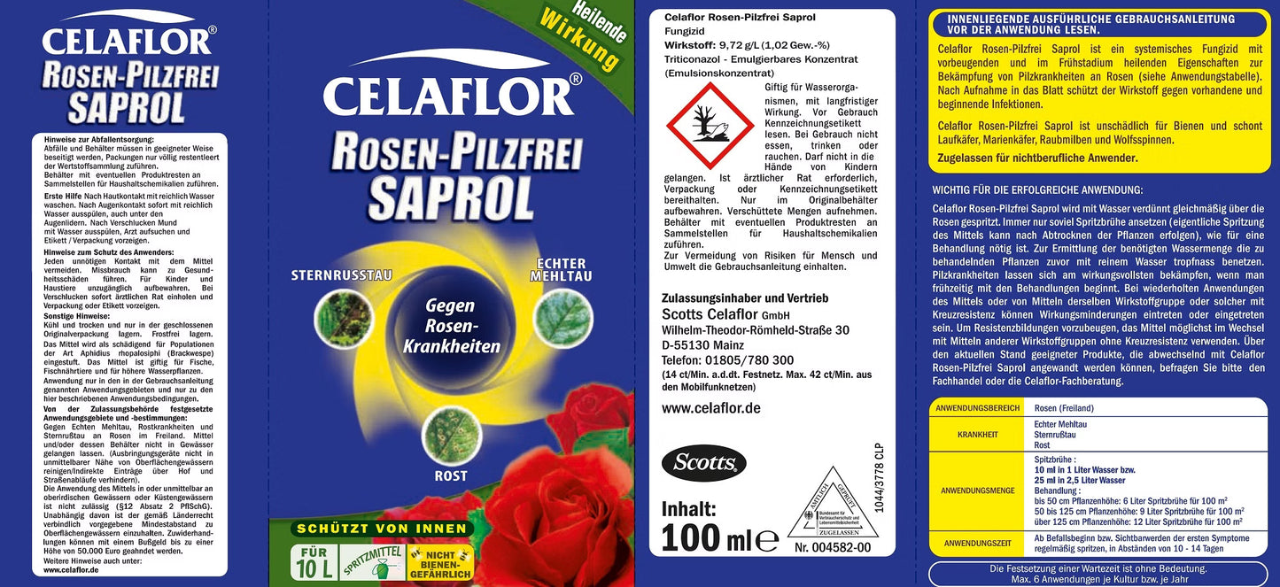 Celaflor Rose Fungus-Free Saprol