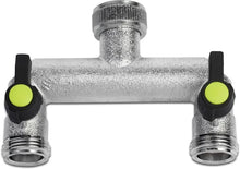 Bevo 2-Way Manifold Nickel Plated 2 x 3/4" male x 3/4" female