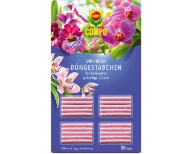 Compo Düngestäbchen für Orchideen (20 Stäbchen)