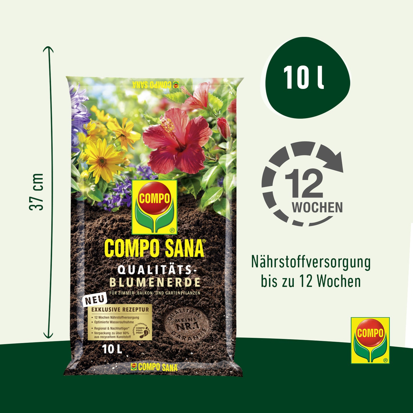 Compo Sana Qualitäts Blumenerde