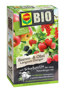 Compo BIO Beeren Langzeit-Dünger mit Schafwolle
