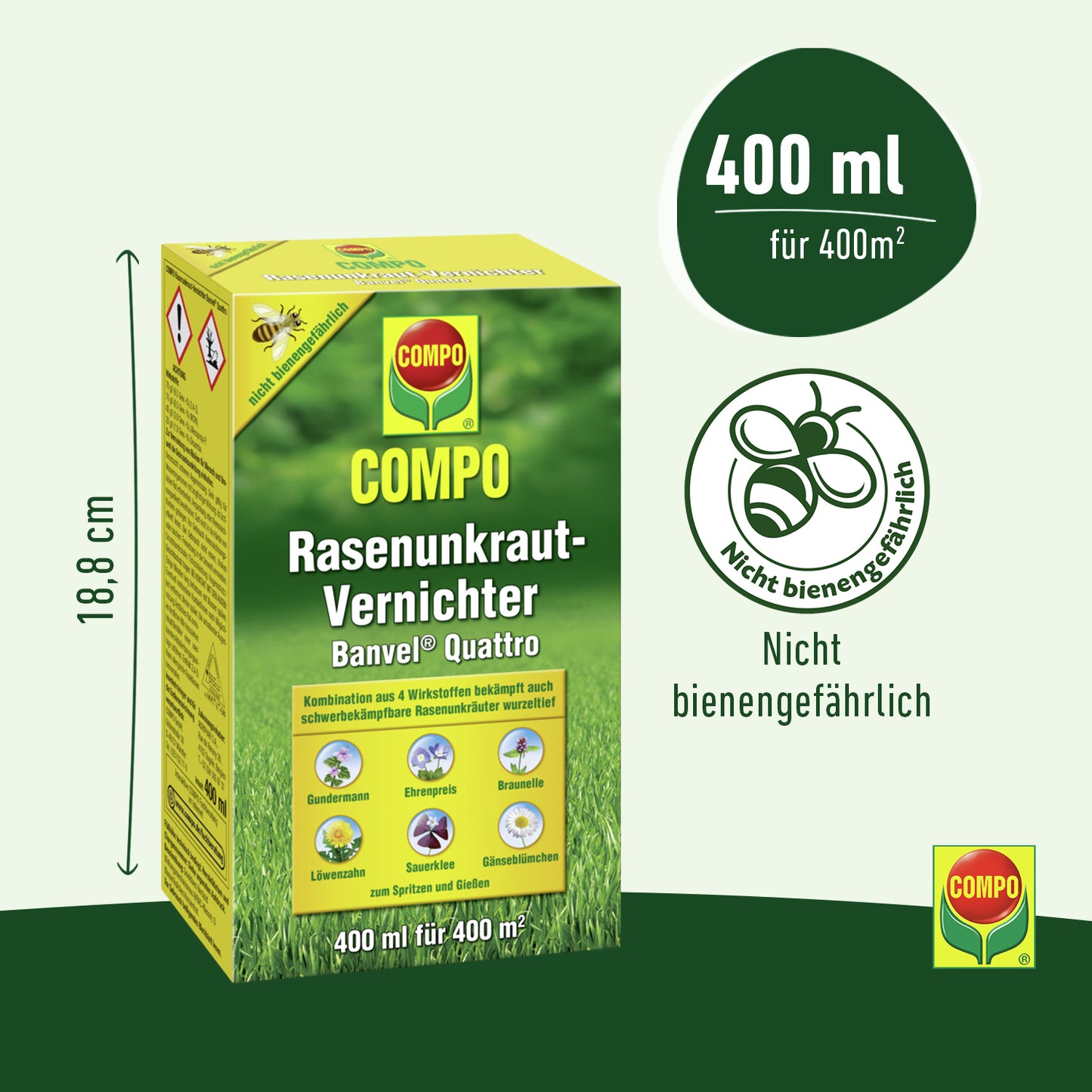 Compo Rasenunkraut-Vernichter Banvel® Quattro