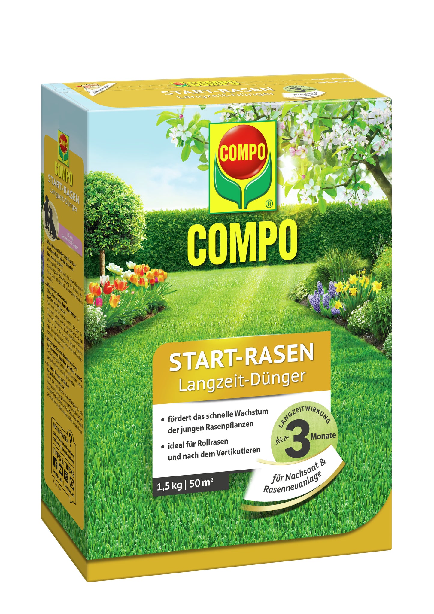 Compo Start-Rasen Langzeit-Dünger