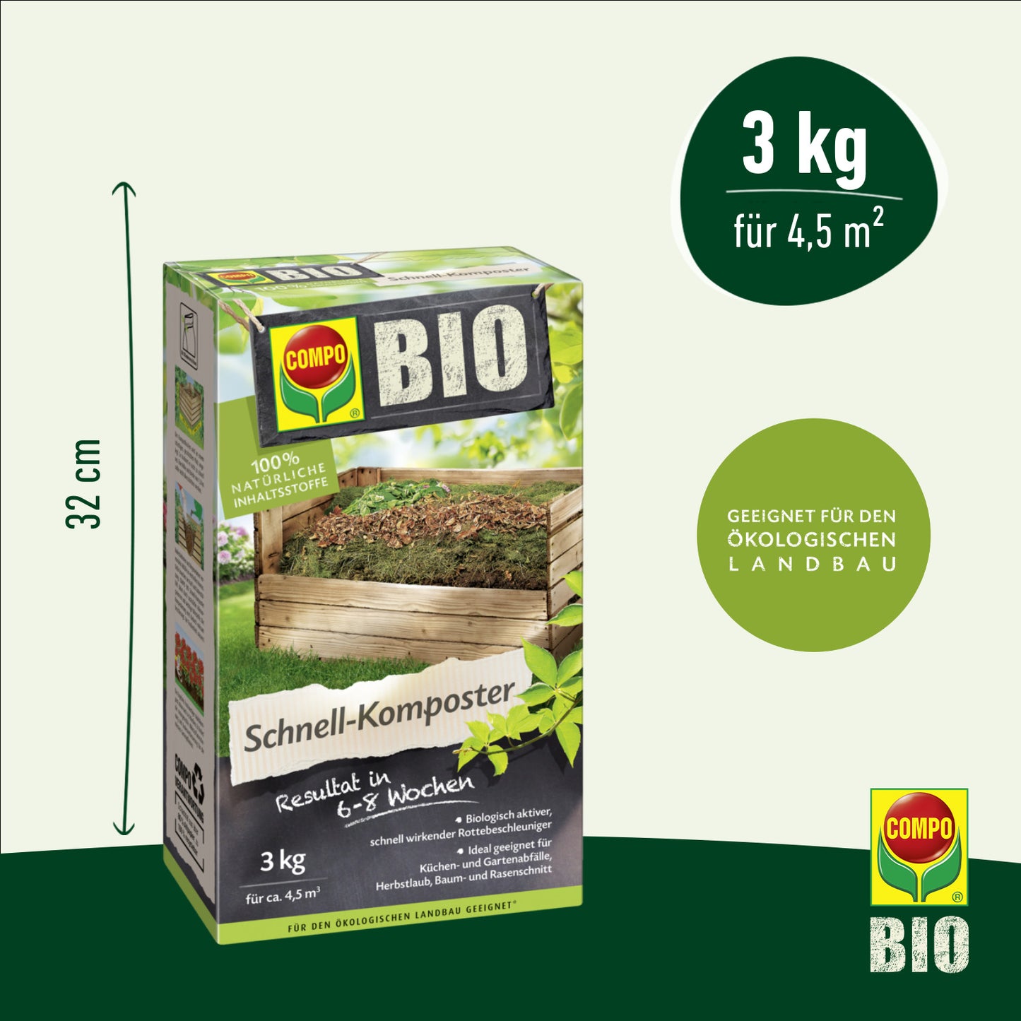 Compo BIO Schnell-Komposter 3 kg
