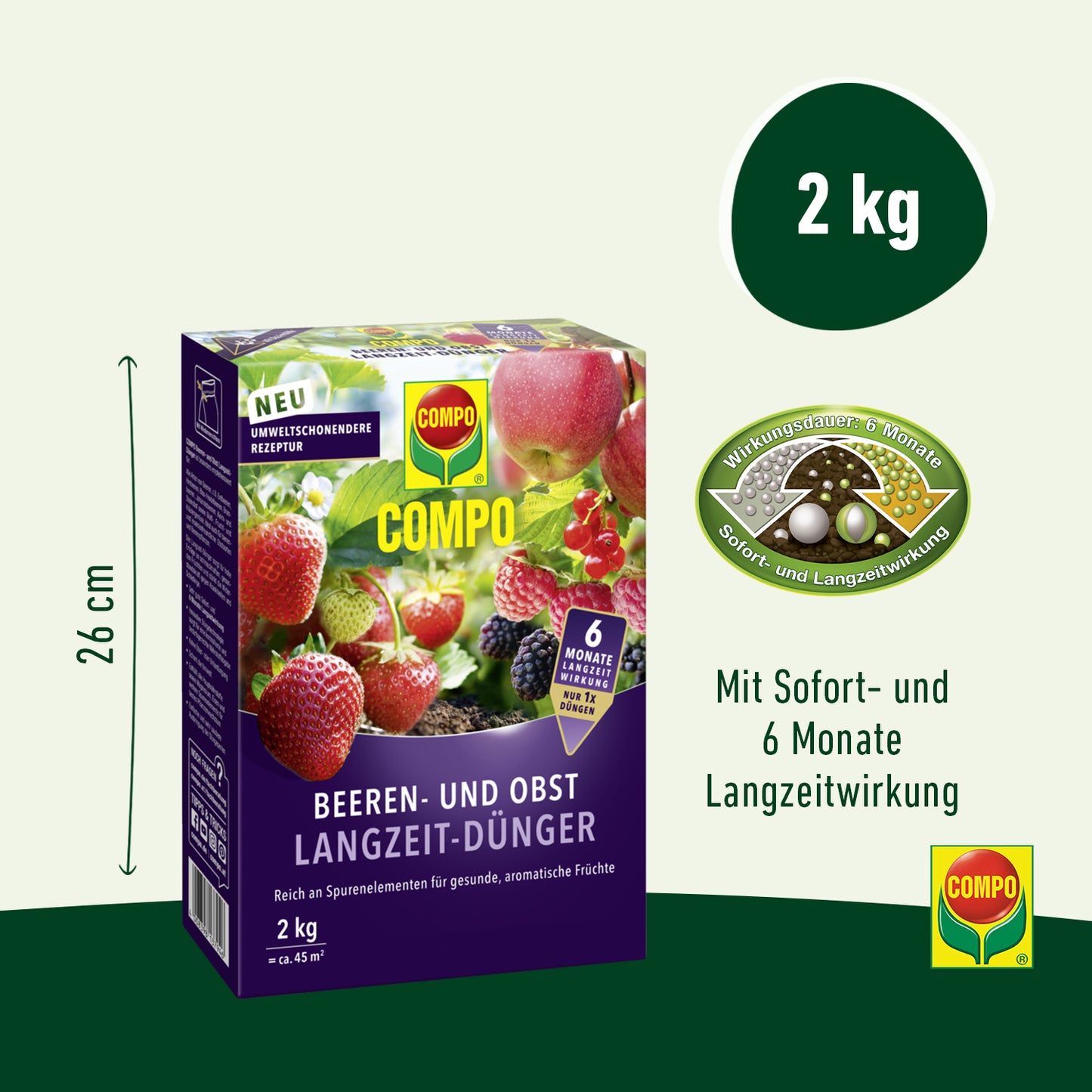Compo Beeren- und Obst Langzeit-Dünger 2 kg