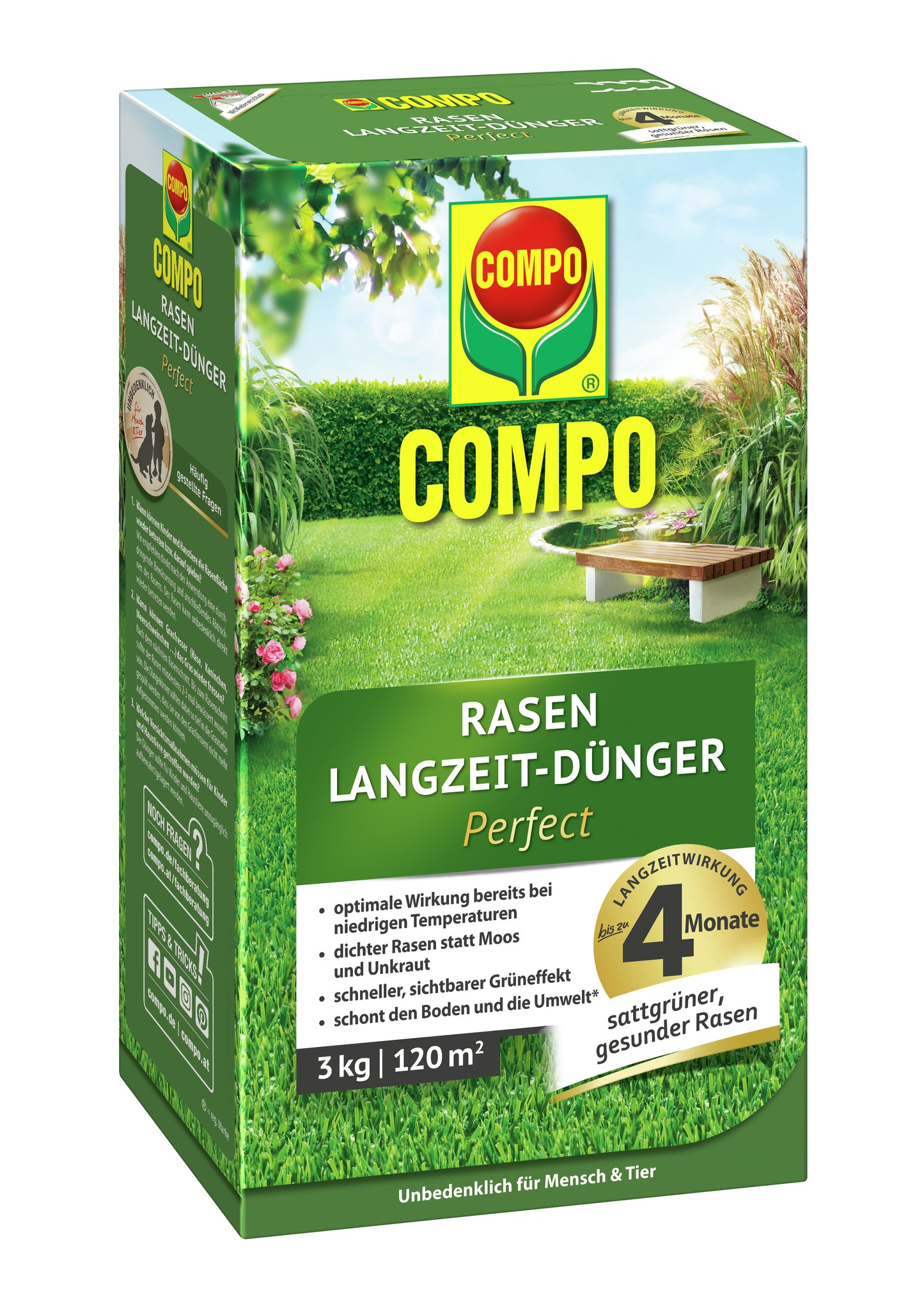 Compo Rasen Langzeit-Dünger Perfect