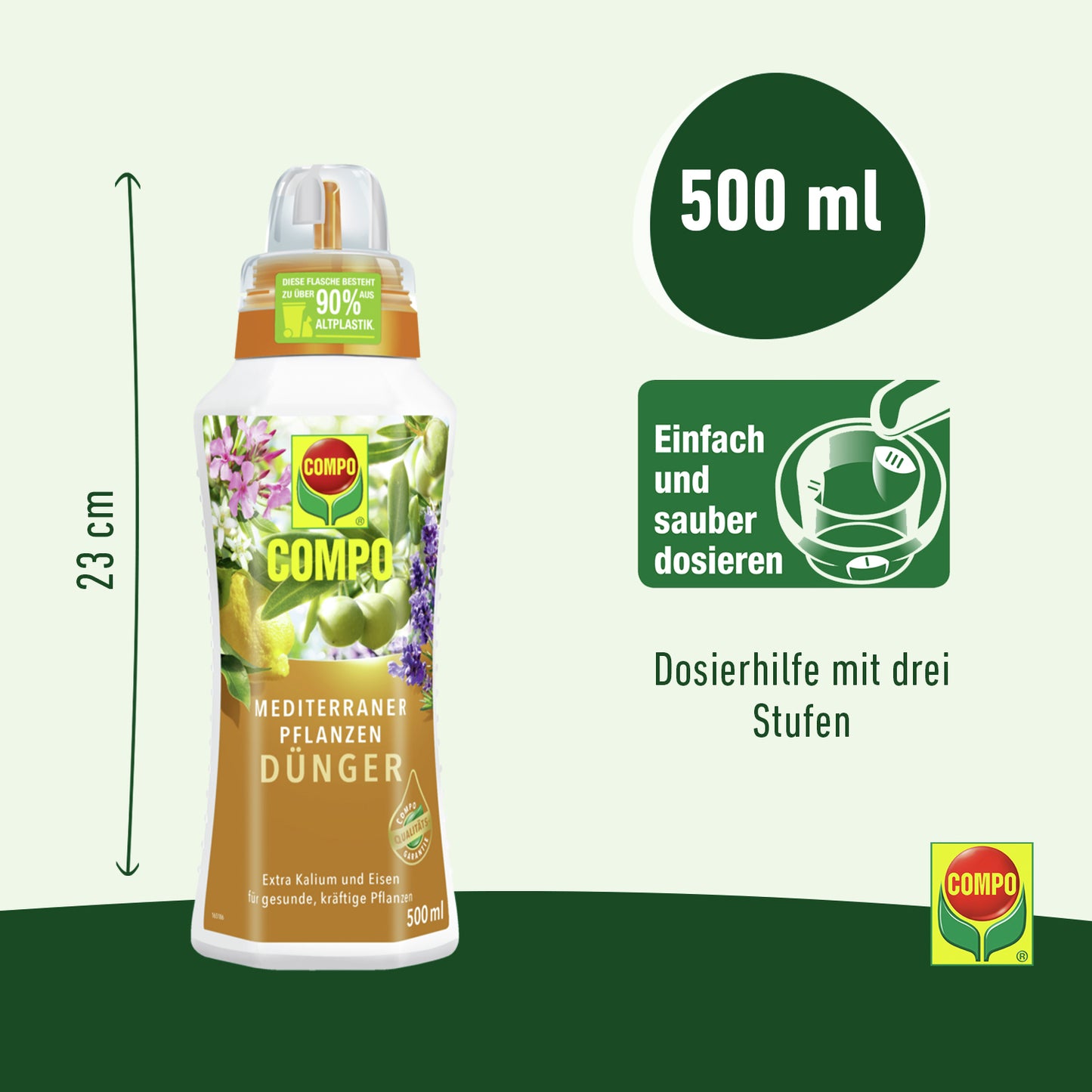 Compo Bio Mediterraner Pflanzendünger 500 ml