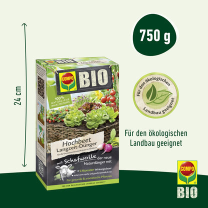 Compo Schafwolldünger Hochbeet 750 g