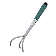Siena GARDEN Hand Cultivator 3 Tines Interchangeable Handle, Anthracite, Green Handle
