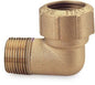 Bevo 90° Elbow Brass 32 mm x 1" Compression x Male Thread 16 bar DVGW Type 040 P1