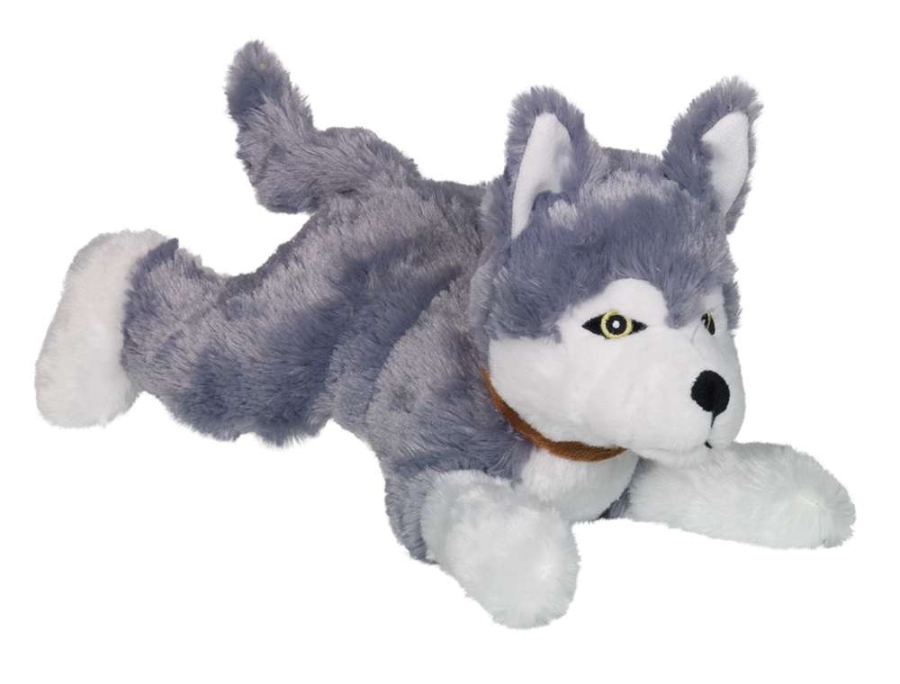 Nobby Plüsch Hund liegend Husky