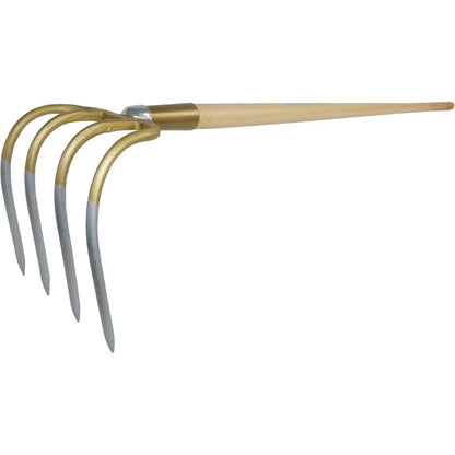 Field and Garden Hoe 4 Tines with Handle