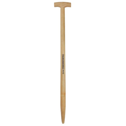 SHW Friedrichstal Ash T-Handle, varnished, double-bent for gardener's spade 950 x 41 mm, PEFC certified