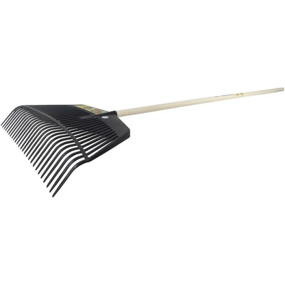 SHW Kunstoff-Funktionsrechen 60 cm / 26 Zinken mit Stiel