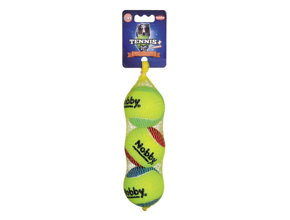 Nobby Tennisball mit Squeaker