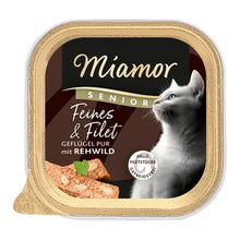 Miamor Feines Filet Senior Geflügel Pur + Rehwild