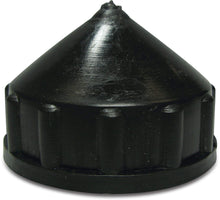 Bevo Floor Cap PE Internal Thread Black L1