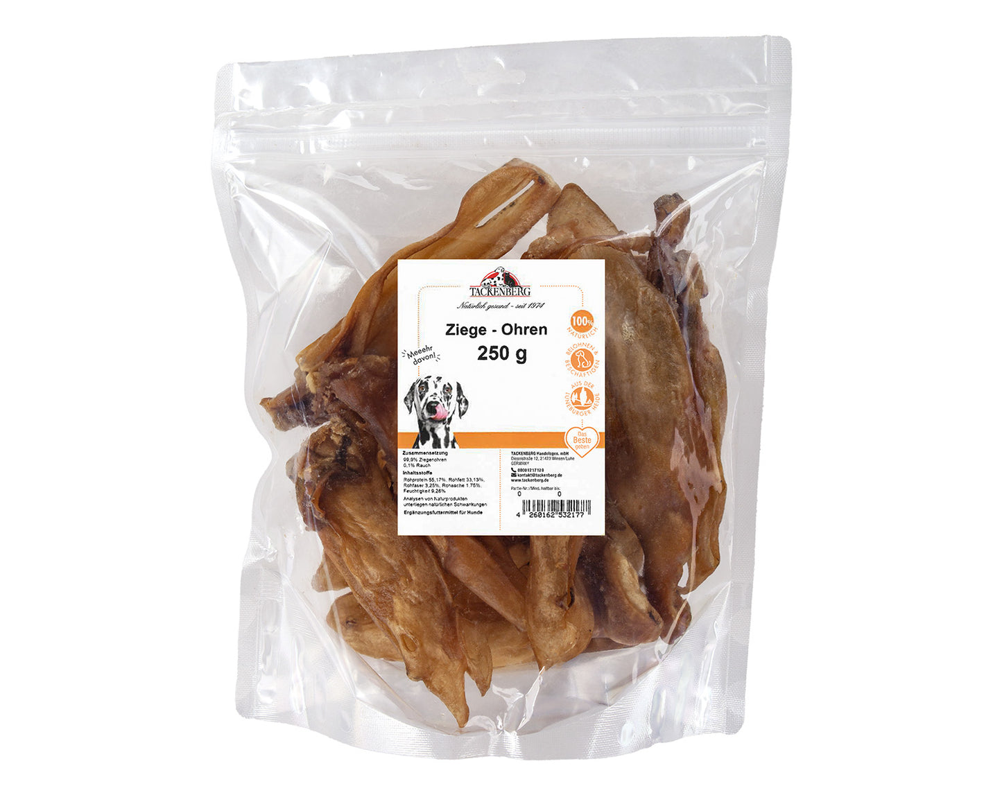 Tackenberg Ziegenohren getrocknet 250g