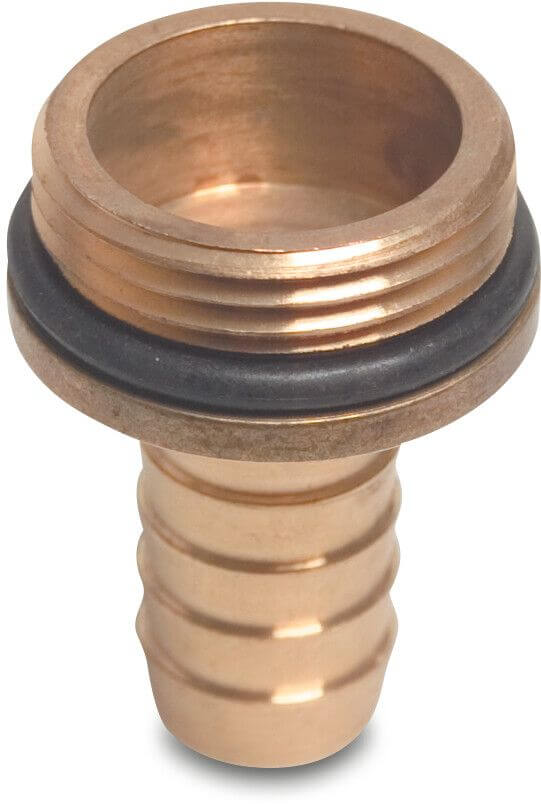 Bevo Hose Nozzle with O-Ring Brass Male Thread x Hose Nozzle P1