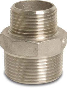Bevo Profec No. 245 Reducing Nipple Stainless Steel 316 2" x 1 1/4" Male Thread 16bar