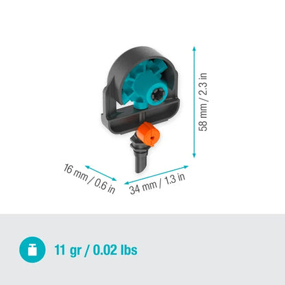 Micro-Drip-System 6-in-1 Spray Nozzle - Contents: 2 pieces
