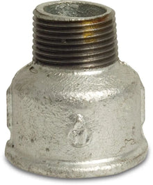 Bevo No. Reducing Nipple Cast Iron Galvanized 2"i x 1"o