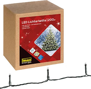 Weihnachtsbaum Lichterkette Innen und Außen