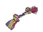Nobby Rope Toy, colorful play ropes 270 g; 2 knots