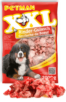 Petmann Rindergulasch 2 kg TK