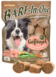 Petmann Barf in One Geflügel 750 g TK