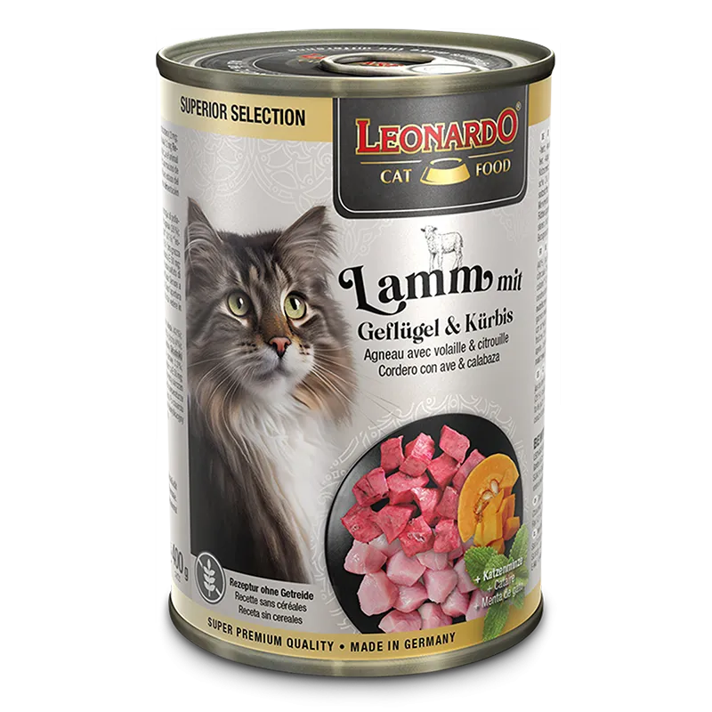 LEONARDO Superior Selection Lamm mit Geflügel & Kürbis