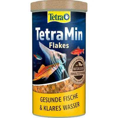 Tetra TetraMin Flakes ausgewogenes Flockenfutter für Zierfische