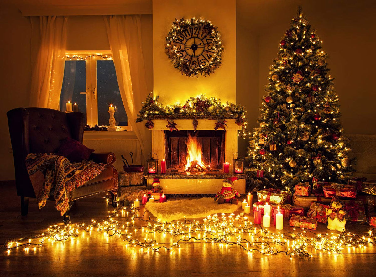 Weihnachtsbaum Lichterkette Innen und Außen