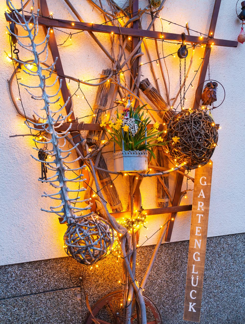 Weihnachtsbaum Lichterkette Innen und Außen NewTec mit Fernbedienung