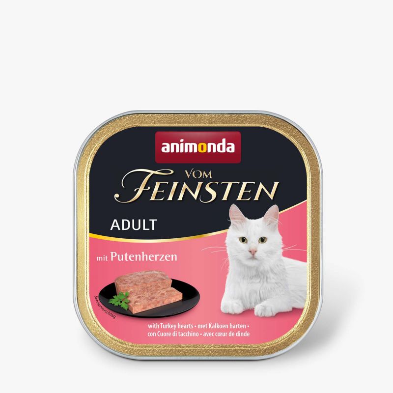 animonda Vom Feinsten Katze Adult mit Putenherzen