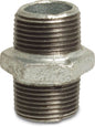Bevo No. 280 Double Nipple Cast Iron Galvanized External Thread