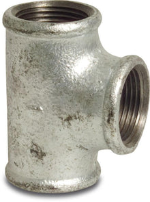 Bevo Profec No. 130 Tee 90° Cast Iron 1 1/4" x 1" x 1 1/4" Female Thread P1