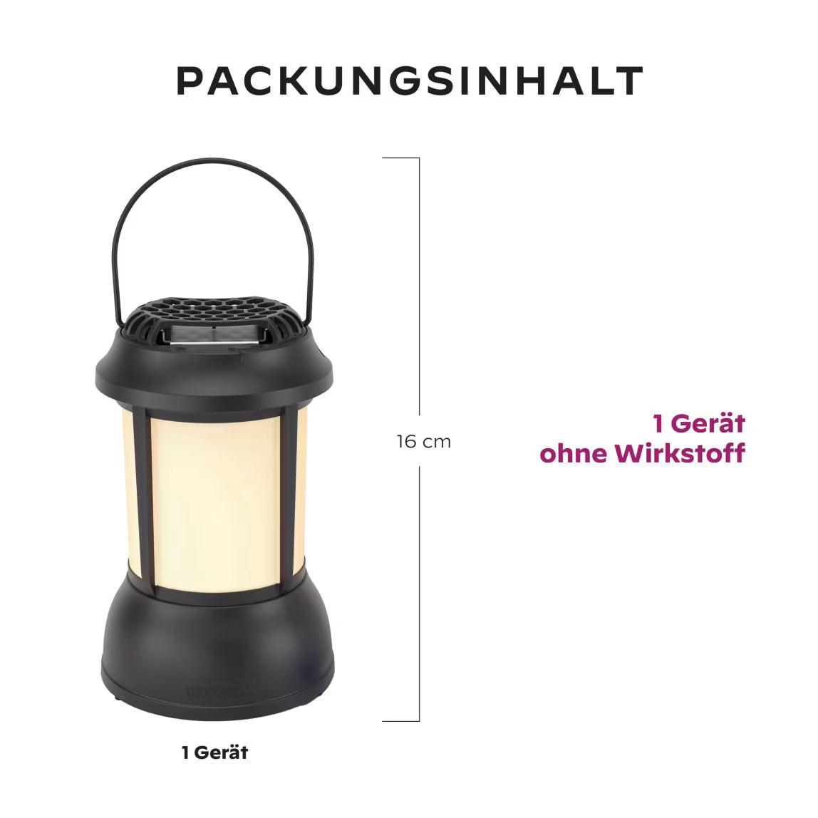 Thermacell Mückenabwehr Laterne ohne Wirkstoff