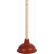 Drain cleaner 46cm Ø14cm with wooden handle