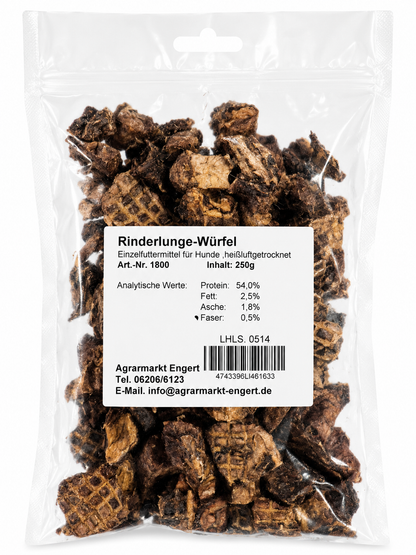 Beef lung cubes