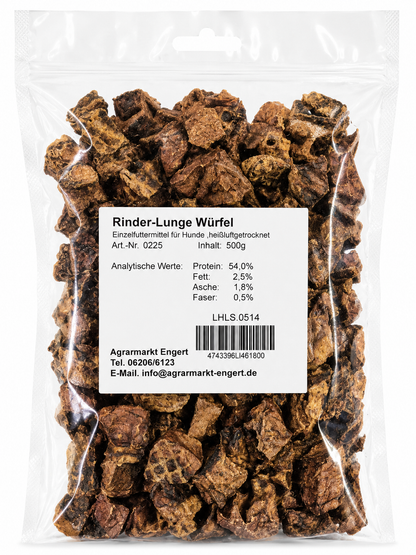 Beef lung cubes