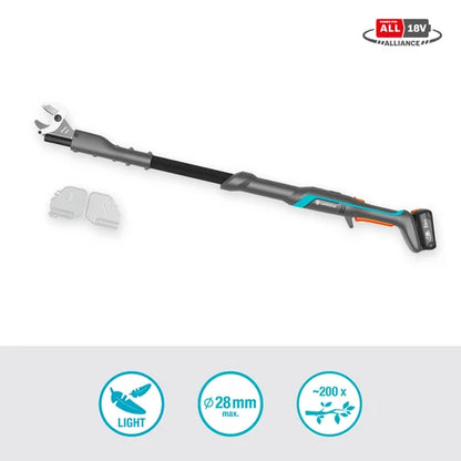 GARDENA Akku-Astschere EasyCut 110/18V P4A Ready-To-Use Set