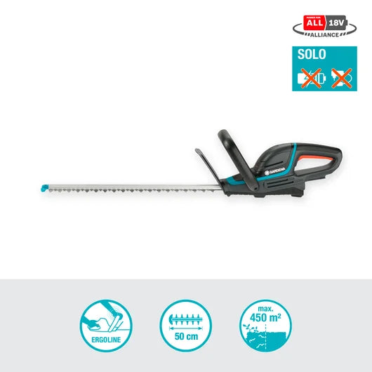 GARDENA Akku-Heckenschere ComfortCut 50/18V P4A solo (Ohne Akku)