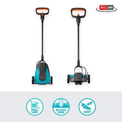 GARDENA Akku-Rasenmäher HandyMower 22/18V P4A Ready-To-Use Set