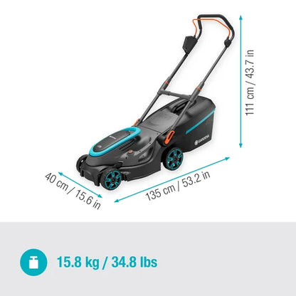 GARDENA Akku-Rasenmäher PowerMax 37/36V P4A Ready-To-Use Set