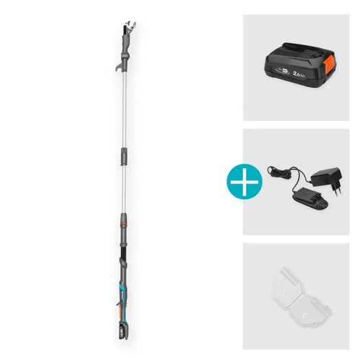 GARDENA Akku-Teleskop-Baumschere HighCut 250/18V P4A Ready-To-Use Set