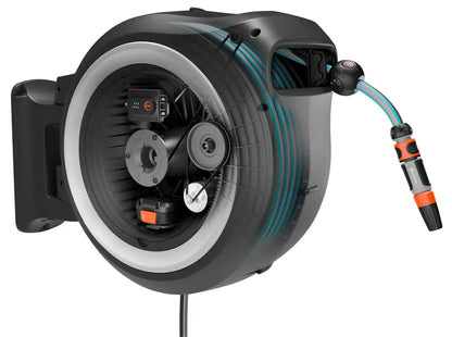 Cordless Wall-Mounted Hose Box PowerRoll