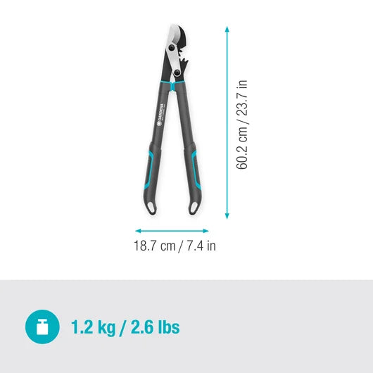GARDENA Astschere EnergyCut Pro, Bypass-Schneidprinzip, für grünes, frisches Holz
