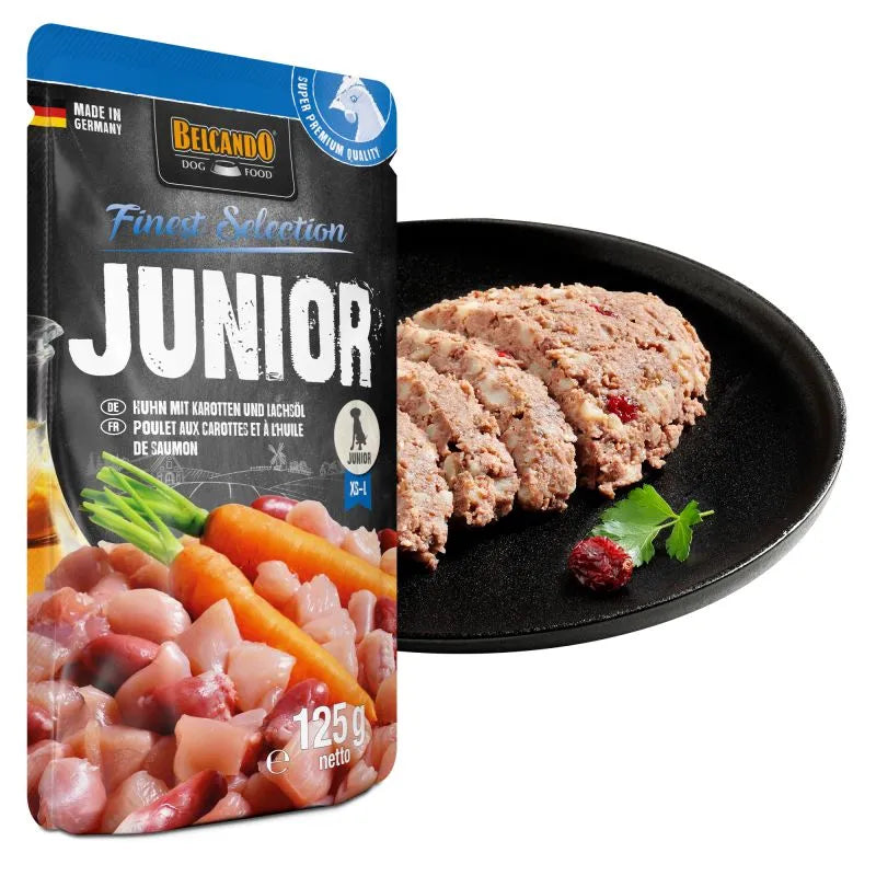 BELCANDO Finest Selection Junior Chicken with Carrots and Salmon Oil